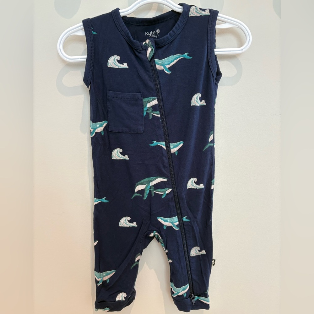 Kyte BABY Zippered Sleeveless Romper Humpback